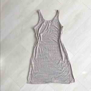 WORKHALL casual dress- Double side slit